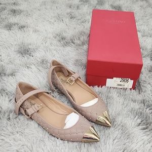 Valentino ballerina, size 37, color poudre